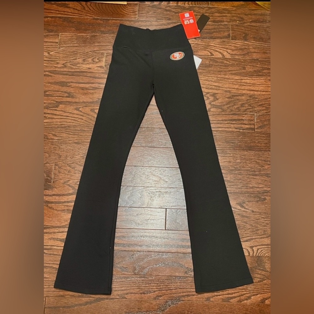 Forever 21 NFL San Francisco 49ers Flare Leggings Women’s XS NWT - Picture 2 of 9